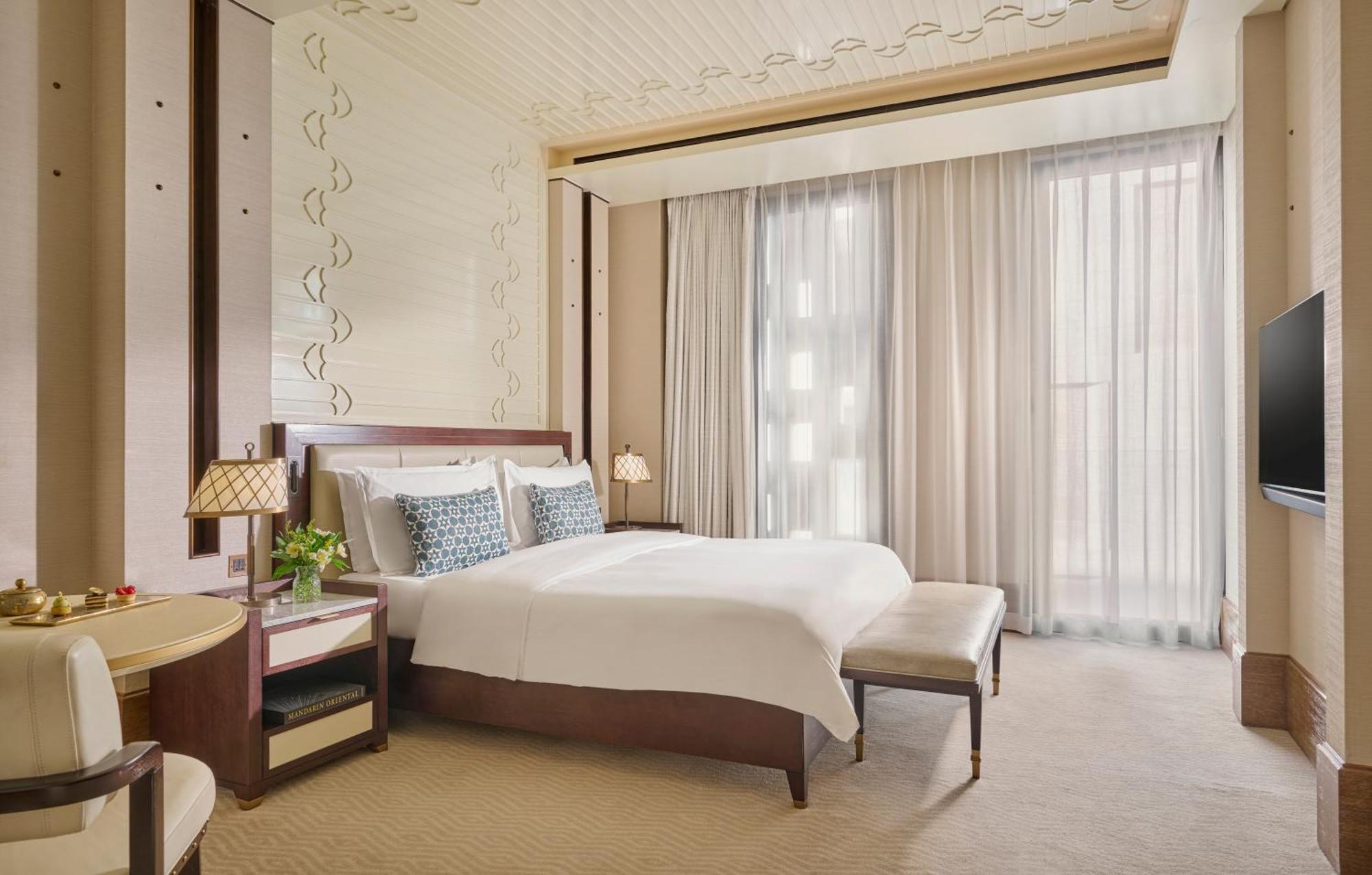 Mandarin Oriental, Doha Hotel Екстериор снимка A bedroom at the hotel